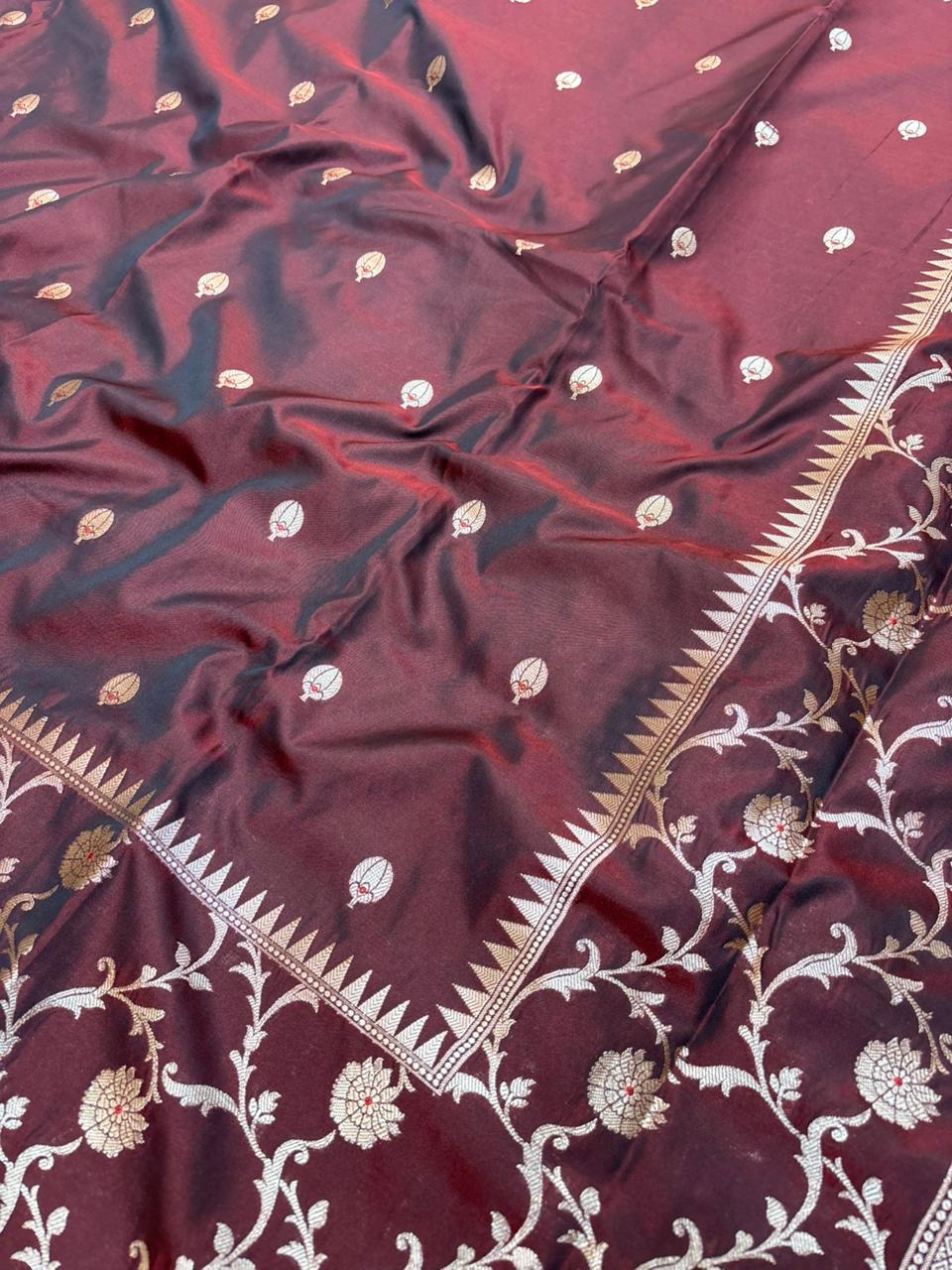 Banarasi Alfi Meena Designer Saree