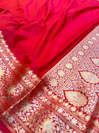 Banarasi Silk Ganga Jamuna Plain Rich Pallu