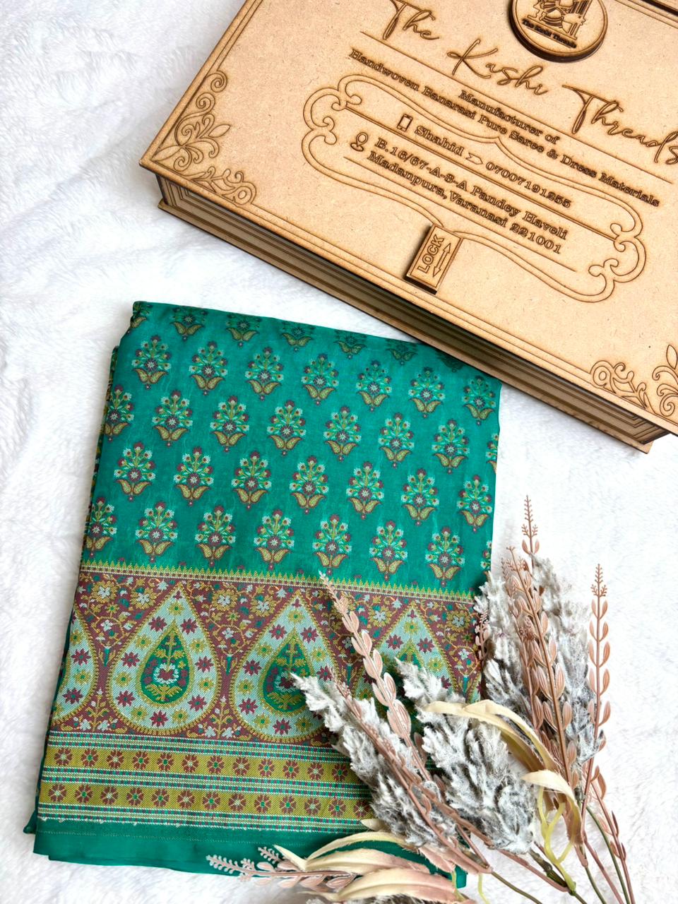 Saree Banarasi Pashmina Weaving