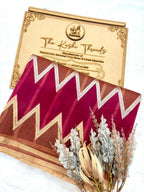 Saree Pure Banarasi Kora Silk borderless Zig-Zag Jaal Rangkat