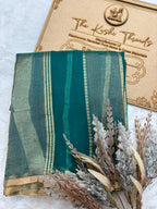 Saree Pure Kora Rangkat Stripe