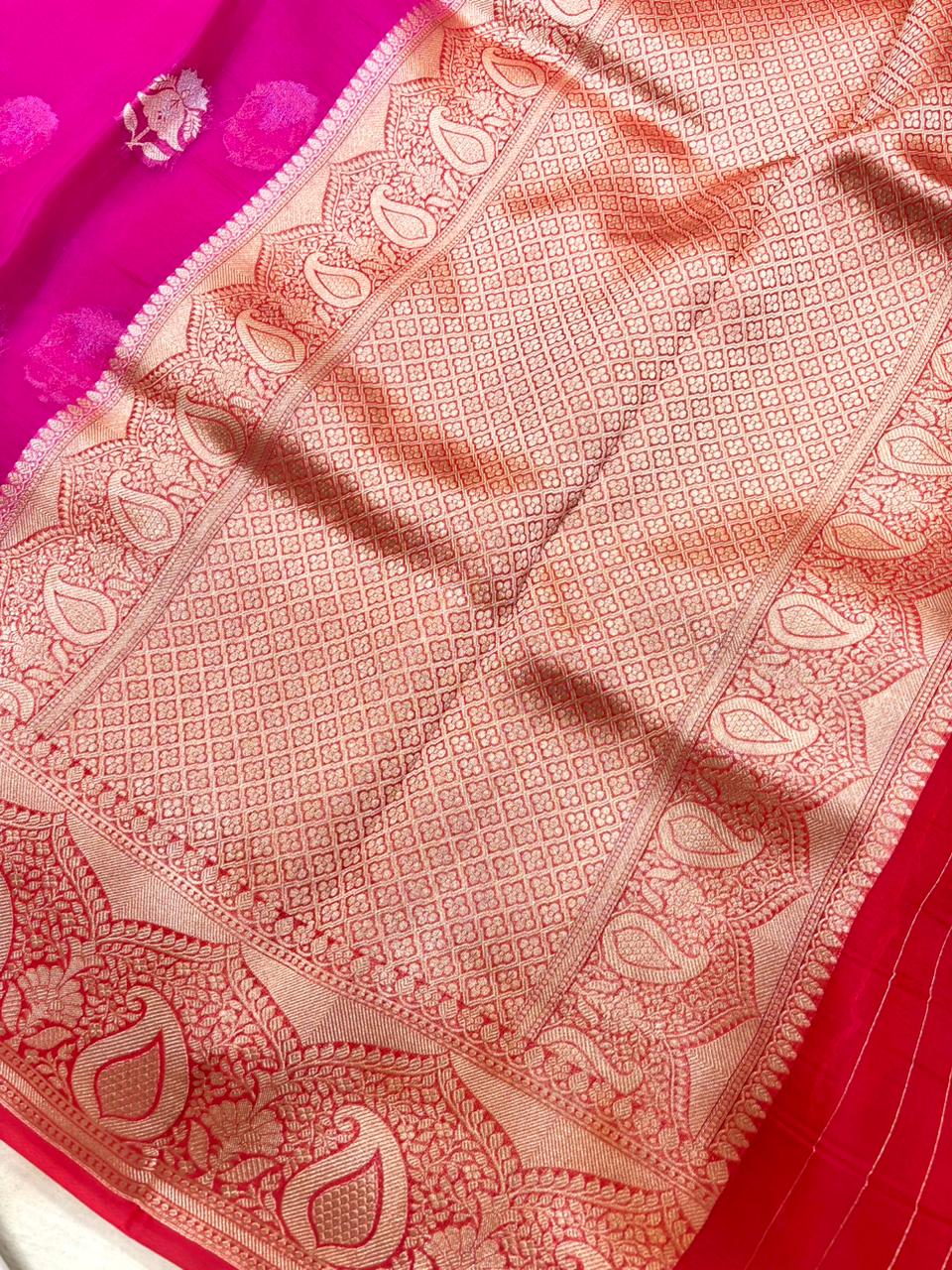 Saree Pure  Banarasi Kora Silk