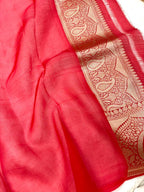 Saree Pure  Banarasi Kora Silk