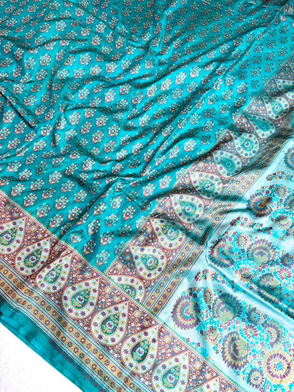 Saree Banarasi Pashmina Weaving