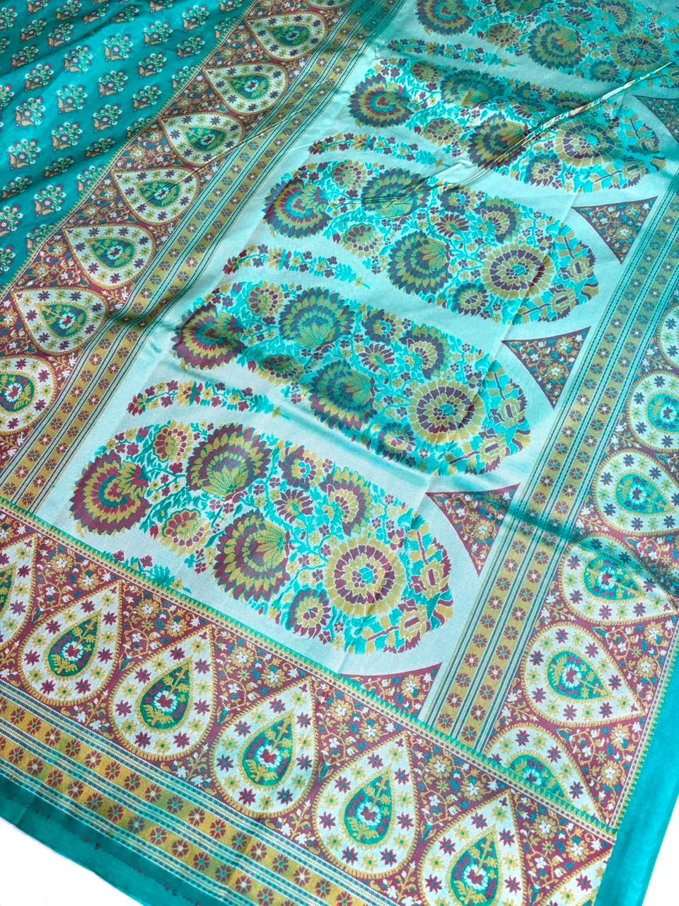 Saree Banarasi Pashmina Weaving