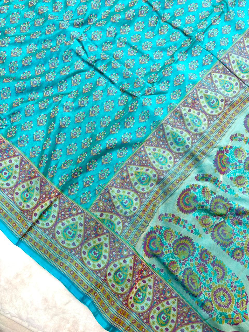 Saree Banarasi Pashmina Weaving