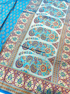 Saree Banarasi Pashmina Weaving Blue