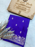 Mahru Silk SmallSaree  Buti Royal Blue
