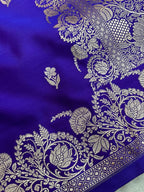 Mahru Silk SmallSaree  Buti Royal Blue