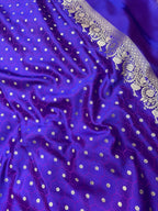 Mahru Silk SmallSaree  Buti Royal Blue