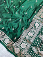 Saree Mahsru Silk Buti Wine