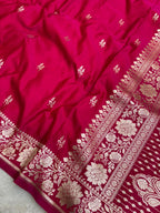 Saree Mahsru Silk Buti Wine