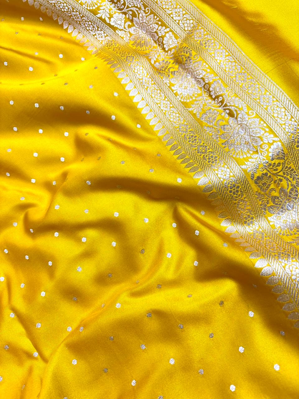 Saree Mashru Buti Meenakari