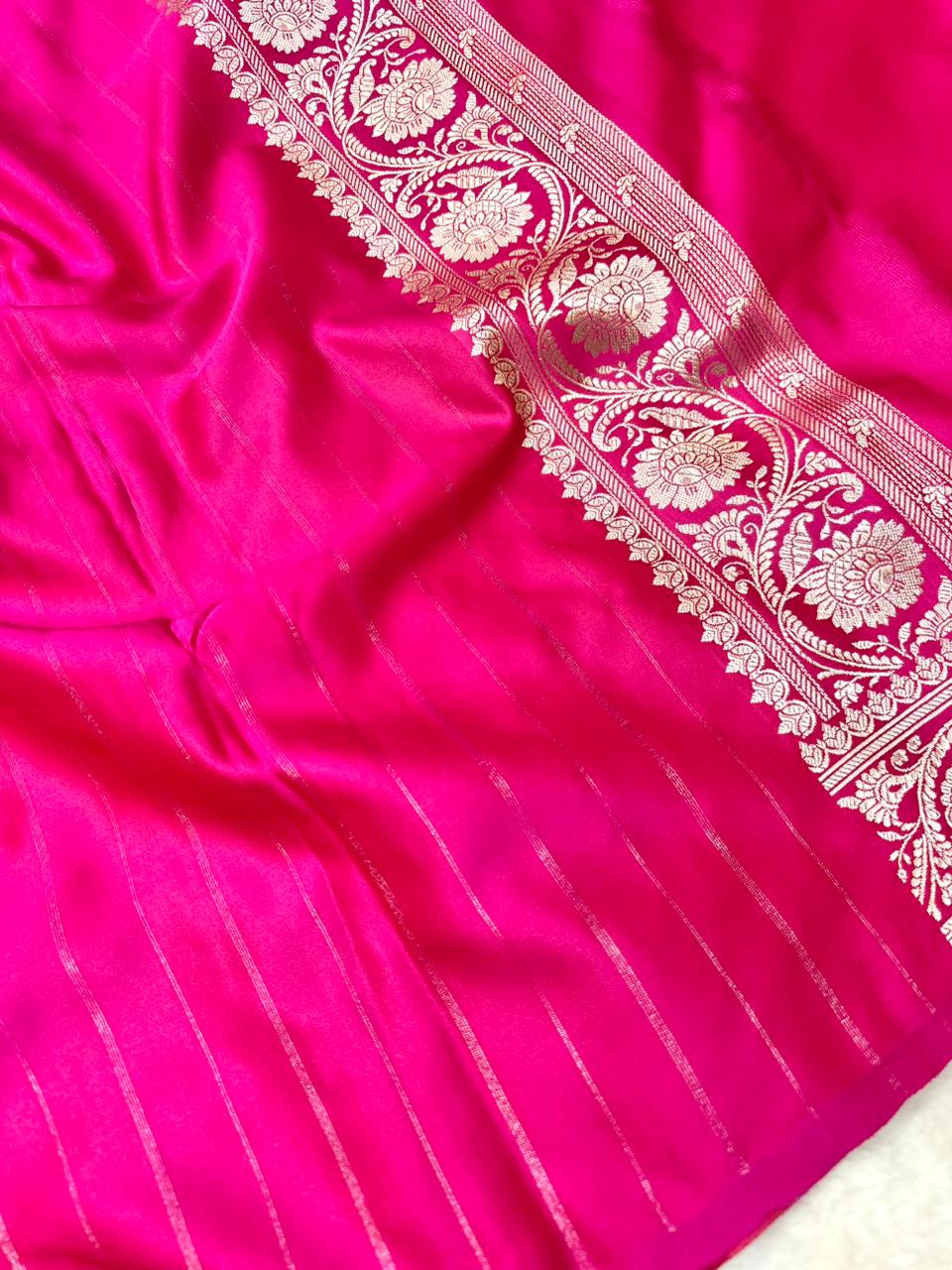 Saree Mashru Silk Jaal