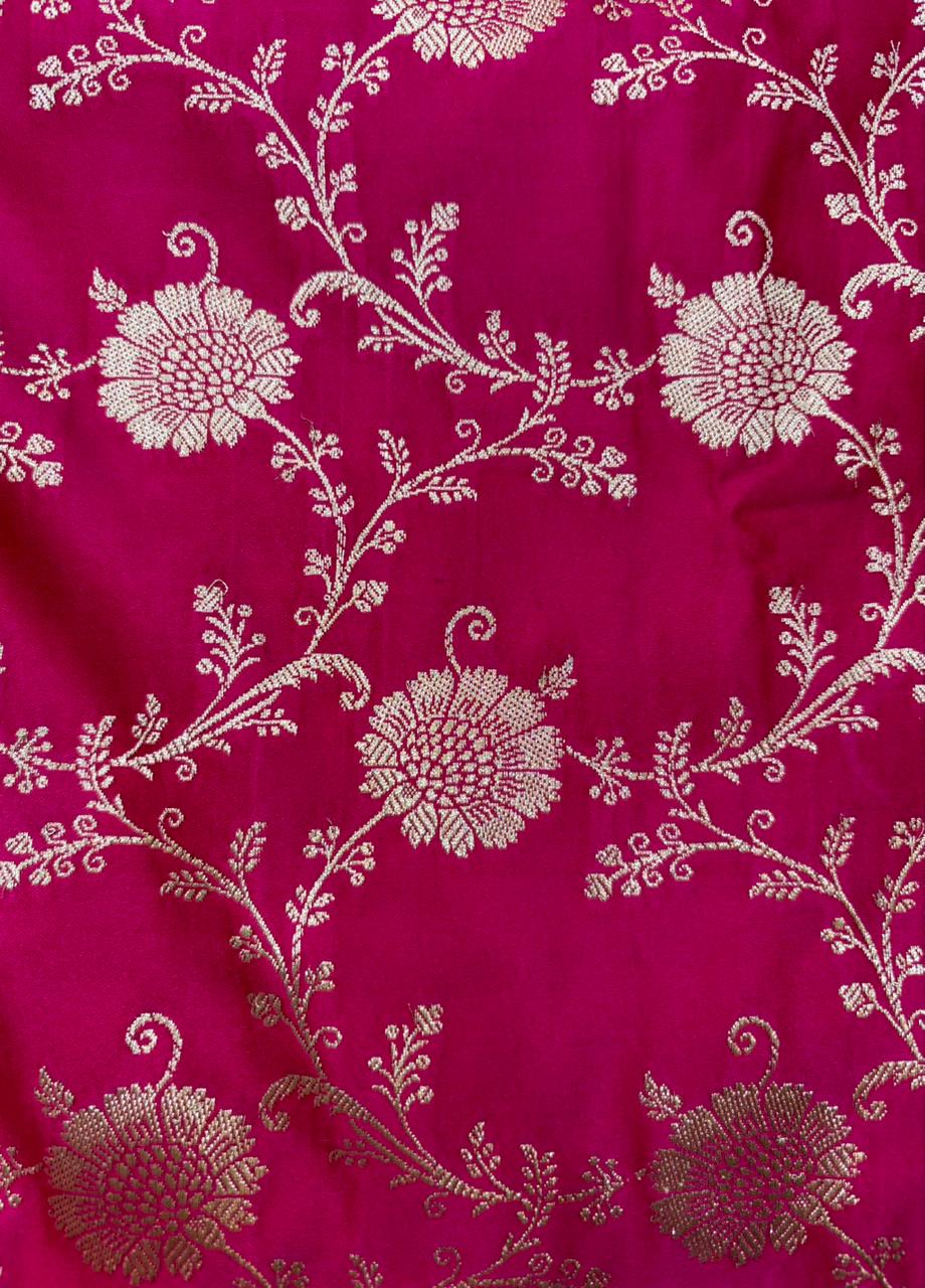 Saree Mashru Silk Jaal