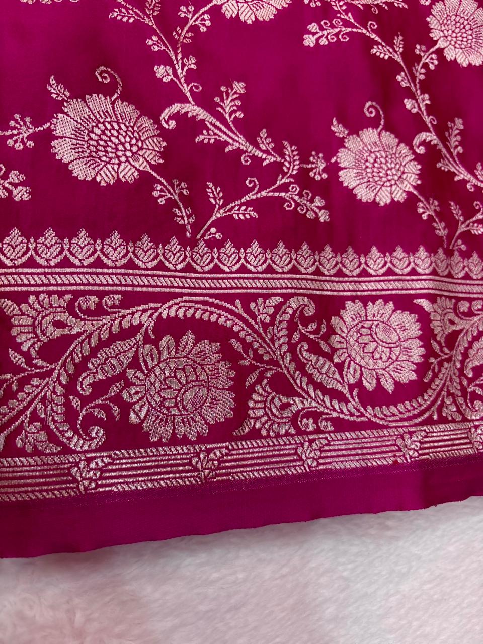 Saree Mashru Silk Jaal