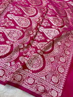 Saree Mashru Silk Jaal