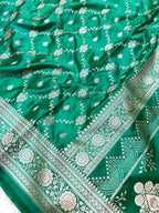 Saree Mashru Silk Jaal & Buti