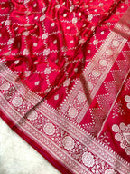 Saree Mashru Silk Jaal & Buti