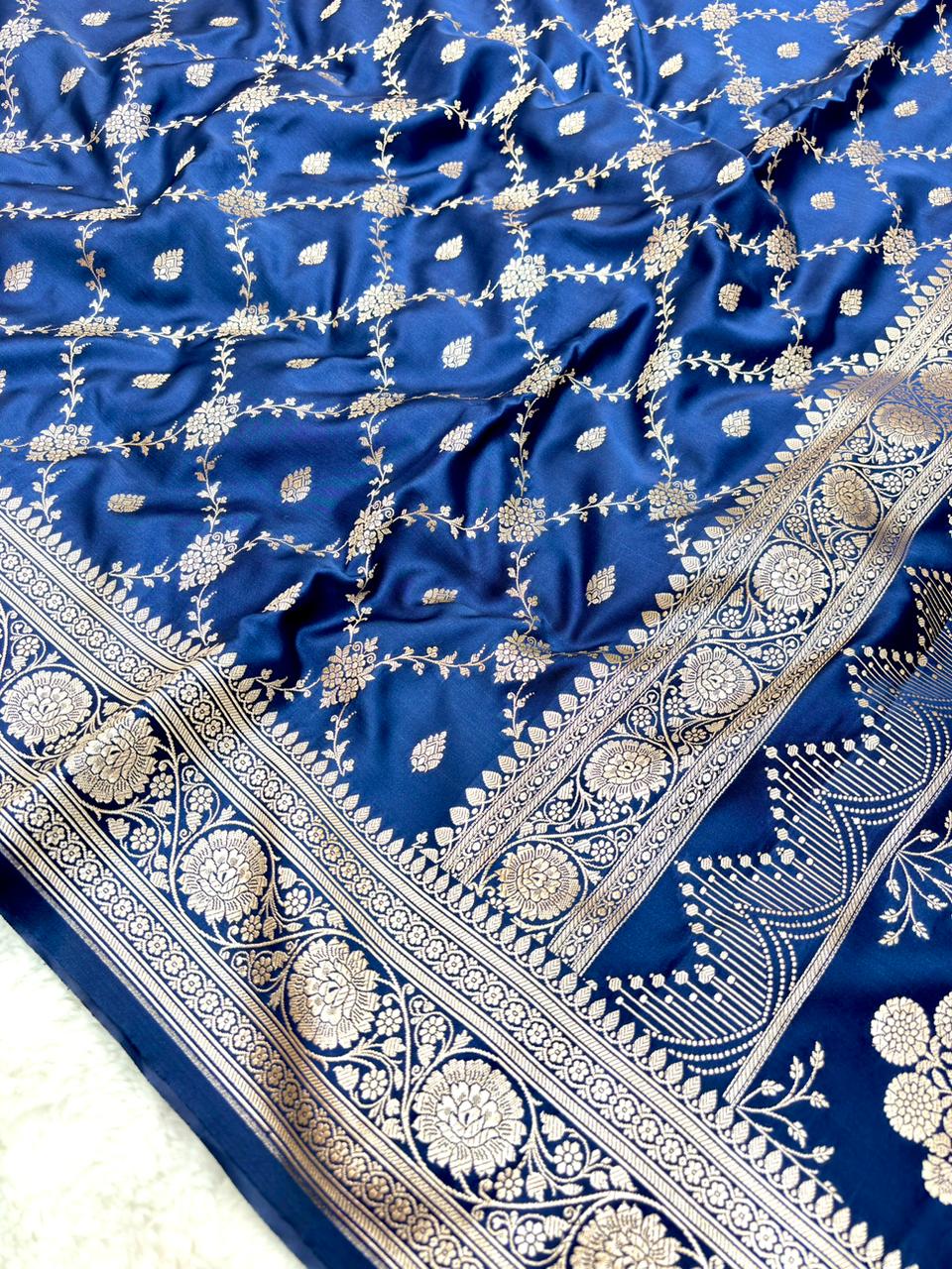 Saree Mashru Silk Jaal & Buti