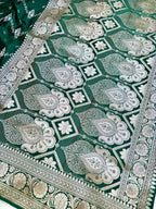 Saree Mashru Silk Laheria Meenakari