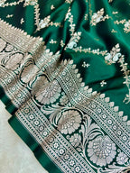 Saree Mashru Silk Laheria Meenakari