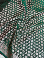 Saree Mashru Silk Meenakari Buti Rani Pink