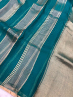 Saree Pure Kora Rangkat Stripe