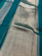 Saree Pure Kora Rangkat Stripe
