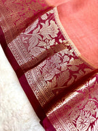 Saree Raw Mango Center Design Meenakari