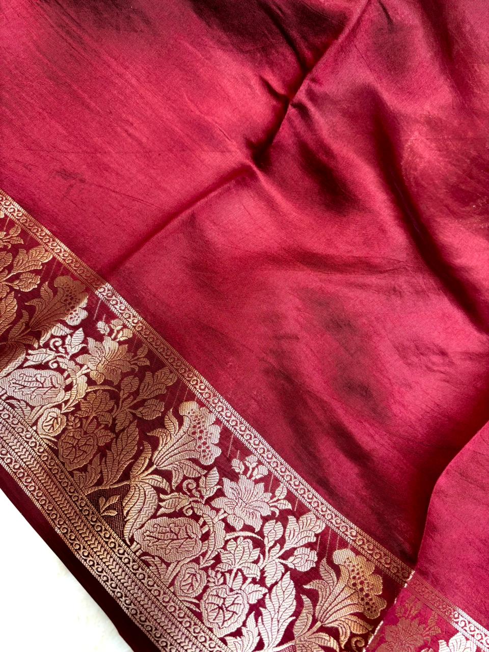 Saree Raw Mango Center Design Meenakari