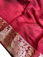 Saree Raw Mango Center Design Meenakari