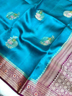 Saree Raw Mango Meenakari Buta