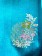 Saree Raw Mango Meenakari Buta