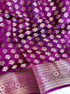 Saree Raw Mango Meenakari Buta