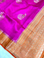 Saree Raw Mango Meenakari Buta