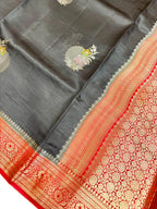 Saree Raw Mango Meenakari Buta