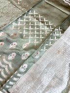 Saree Raw Mango Skirt Meenakari Buti