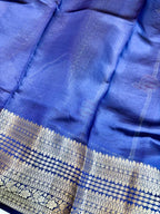 Saree Raw Mango Stripe Buta Meenakari