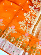 Saree Raw Mango Tree Meenakari