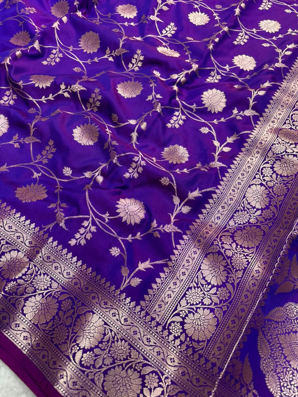 Saree Silk Banarasi Jaal