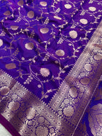 Saree Silk Banarasi Jaal