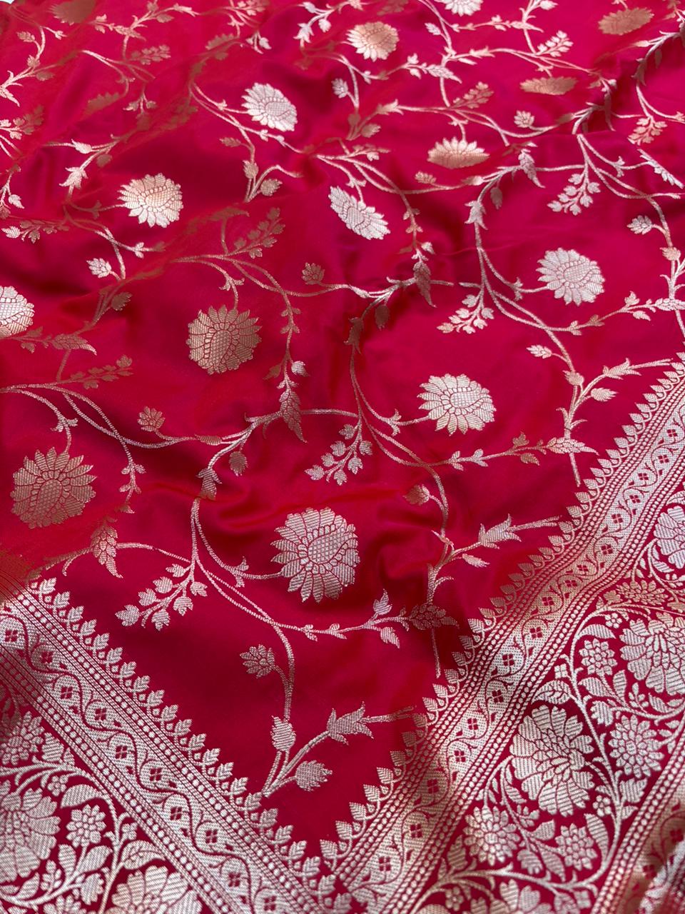 Saree Silk Banarasi Jaal