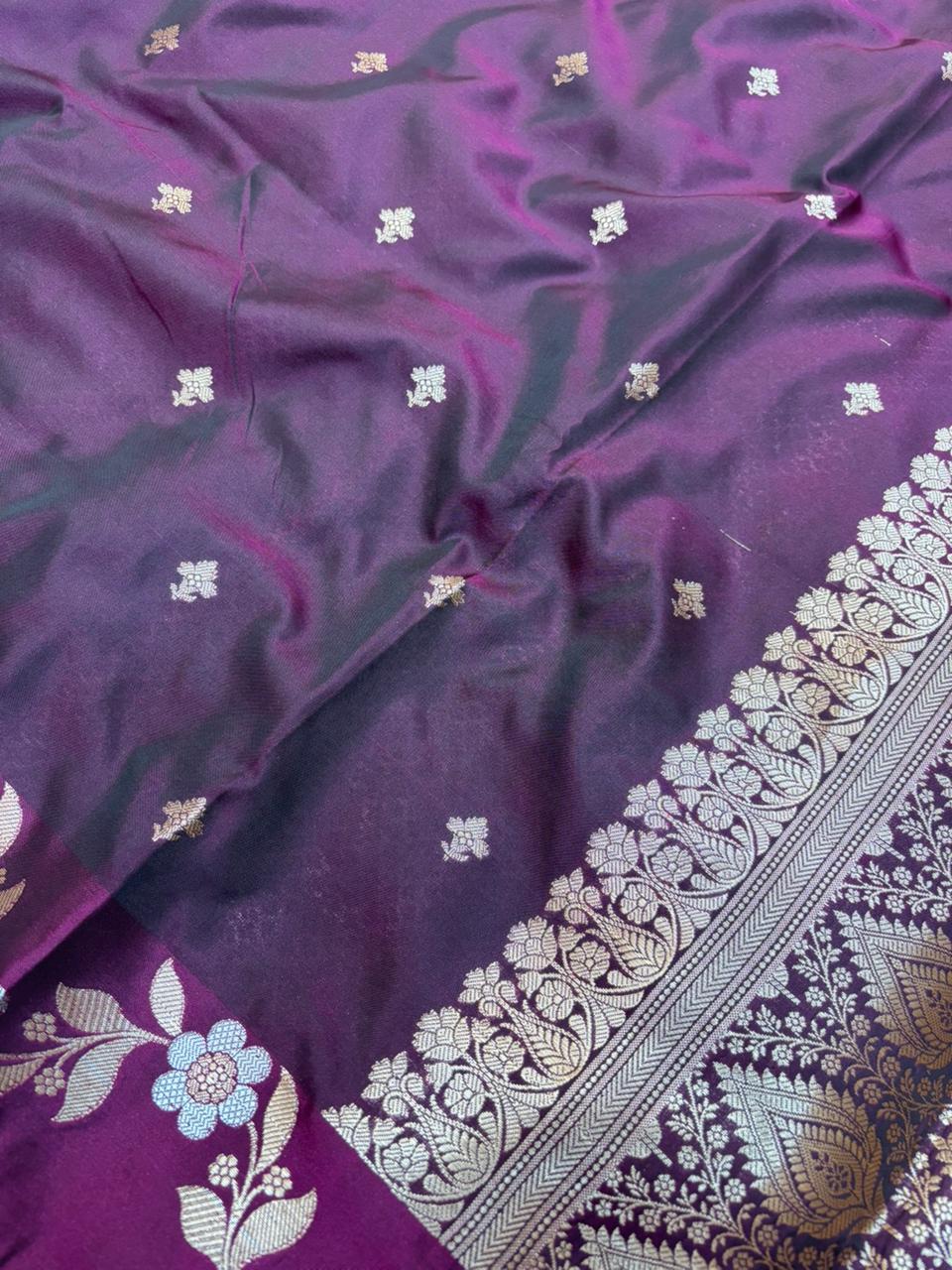 Saree Silk Raw Mango Meena