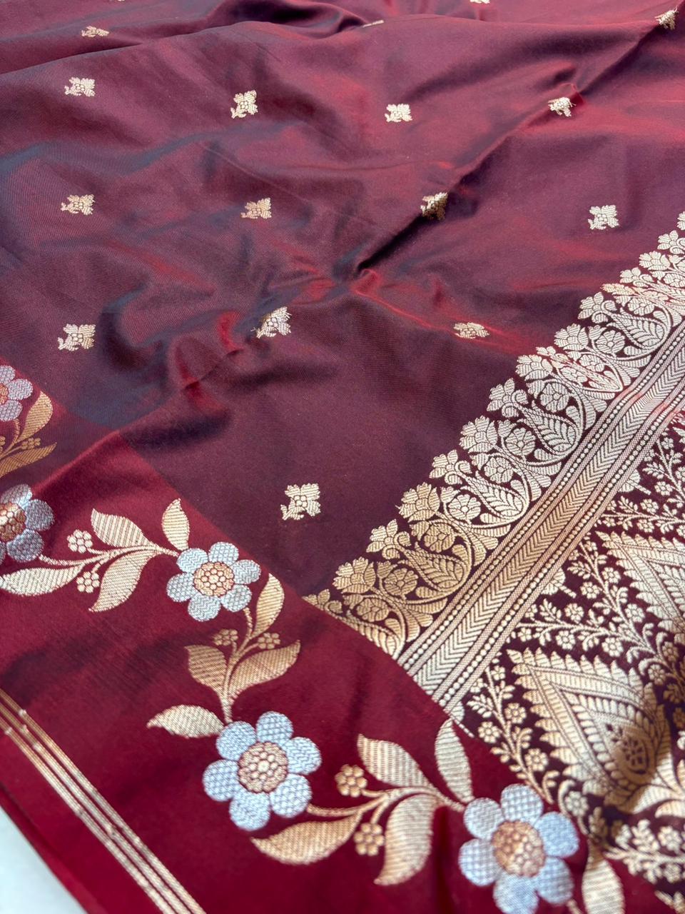 Saree Silk Raw Mango Meena