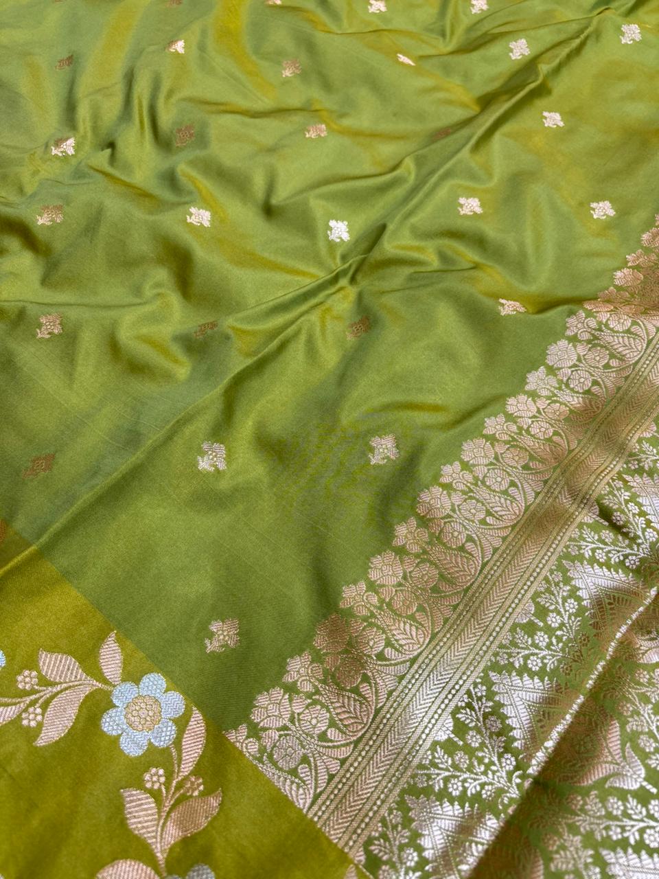 Saree Silk Raw Mango Meena