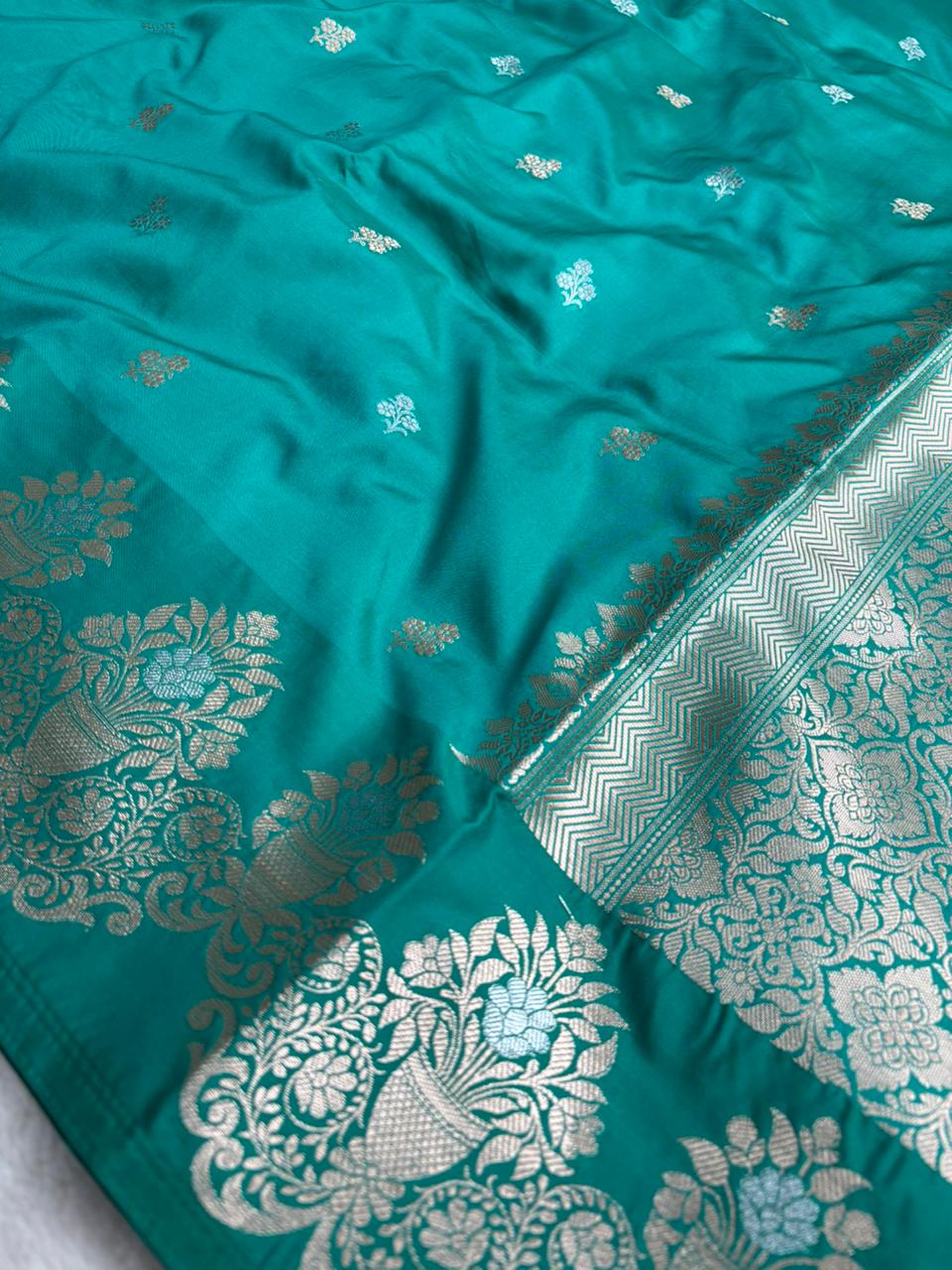 Saree Silk Raw Mango Meena