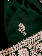 Banarasi Mashru Silk in green