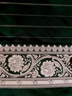Banarasi Mashru Silk in green
