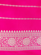 Banarasi Mashru Silk Jall in pink